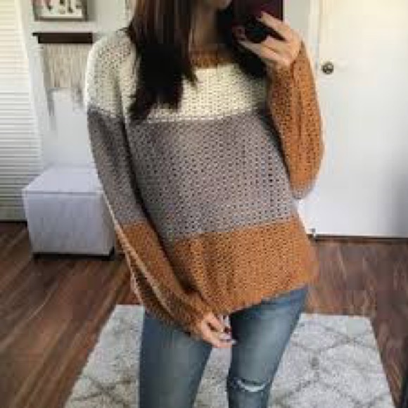 VICI CECE Color Block Sweater S - Picture 5 of 5